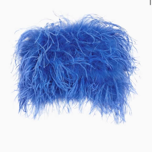 LAMARQUE Zaina Feather Bustier Top Large - Picture 7 of 12